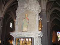 Saint Galmier (42) - Eglise - Statue de Saint Galmier